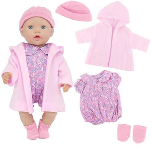 ZITA ELEMENT 4 Pcs Doll Outfits and Accessories for 16-18 Inch Dolls