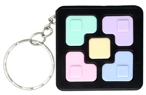 Arroopu Jeu de mémoire électronique - Jeu de mémoire à allumage Rapide Brain Bolt alimenté par Batterie pour - Pendentifs Porte-clés Portables pour , , garçons, Filles, Adolescents, Adultes, Femmes,