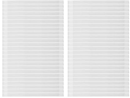 Nishiyuenyi 50 Piezas Tiras de Encuadernación Tiras de Pegamento Termofusible Tiras Adhesivas de Reparación de Libros Pegamento para Encuadernar EVA Adecuado para, 50 pcs