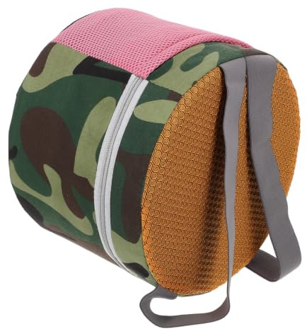 IMIKEYA Camouflage Gardening Stool Bench with Shoulder Strap, Foldable | Epp Fabric Build, 24.50x24.50x18.00cm Size, Stable Support for Farms and Fishing