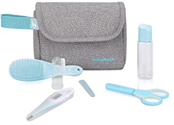 Babymoov Neceser de cuidados del bebé, 6 accesorios, con termómetro digital para bebés