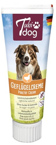 12 x Tubi-DOG Tubi Dog Geflügelcreme in der Tube 75g im 12er Set