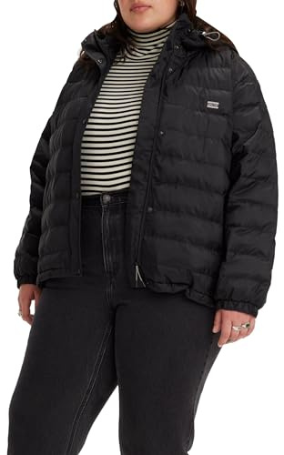 Levi's Edie Packable, Jacket para Mujer, Caviar, S