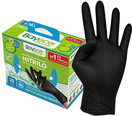 Bayeco Handschuh Nitril M 30U schwarz