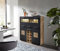 möbelando Barschrank Bar Wohnzimmer Eesszimer Loungetisch Bartisch Sidonia I
