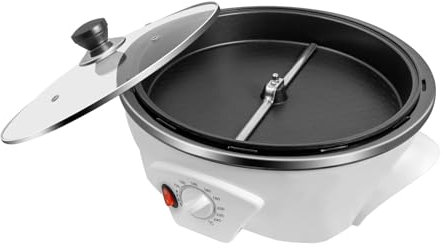 Tostatrice elettrica per caffè da 1200 W, 0 – 240 °C, per torrefazione del caffè, per la casa, per mandorle bruciate, noci e arachidi, capacità 500 g