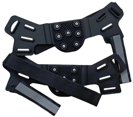 grampones 1 Pair 7 Spikes Crampons Ice Cleats For Hiking Winter Sports Women Men para Senderismo Invernal