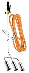 Ribiland Désherbeur thermique professionnel bioproflamme 3 brûleurs
