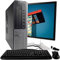 Placement complet ordinateur fixe PC Intel Core i5 Windows 10 + écran LCD 22 VGA/DVD Rom/Microsoft (reconditionné certifié)