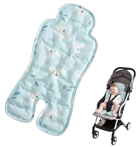 Cooling Pad for Stroller,Double-Sided Available Car Seat Cooler Pad for Babies,Breathable and Cooler,Gel Car Seat Cooler Pad for Baby Chair,Stroller,Child Safety Seat (Dinosaur) (Koala)