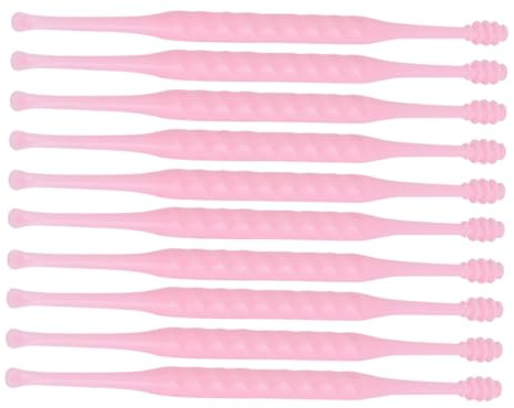 UTHCLO 10st Öronvaxrensare i Plast Justerbara Spiralverktyg För Öronrengöring Och Massage Praktiska Och Portabla Perfekta För Resor Och Hemmaomsorg