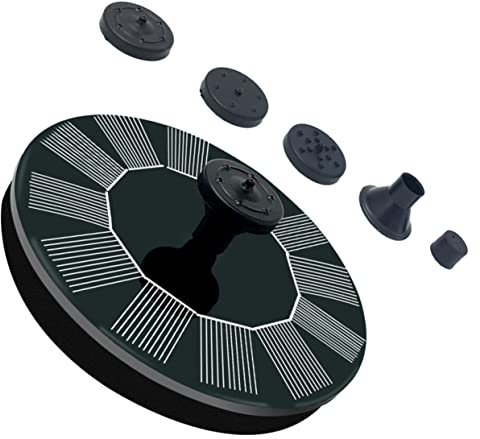 Milisten Fontaine Solaire Flottante Pour Jardin Et Bassin Mini Fontaine à Panneau Solaire Pour Décoration Extérieure Et Circulation Eau