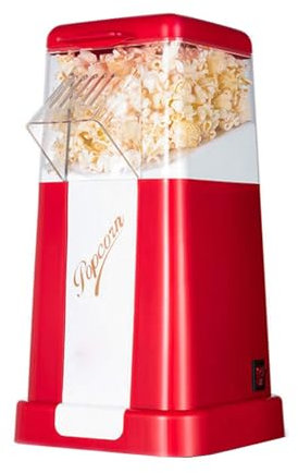 WBRSybUK Máquina para Hacer Palomitas De Maíz Eléctrica, Máquina para Hacer Palomitas De Maíz con Aire Caliente, Baja En Calorías Y Sin Grasa, Máquina para Hacer Palomitas De Maíz Retro