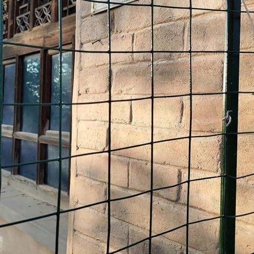 Recinzione in rete metallica per giardino e frutteto, filo rivestito antiruggine, forniture agricole durevoli per uso domestico