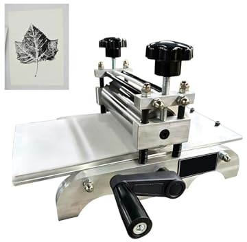 Manuell Tryckpress & Miniatyrpress För Hem – Handdriven Plattpress För Papper, Trä Och Linoleumblock, Perfekt För Hemstudio Och Kreativa uppdrag