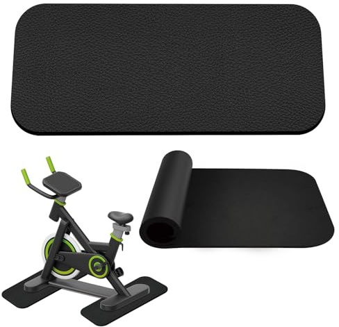 2 Pezzi Tappetino Protezione Pavimento per Attrezzi Fitness 28 x 70 cm, Tappetino di Protezione per Pavimento, Tappetino Antivibrazione Spessore 6 mm, Tappeto Tapis Roulant