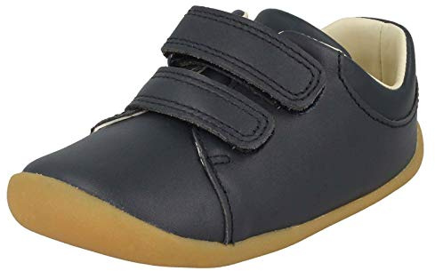 Clarks Boy's Roamer Craft T Sneaker, Navy Leather, 5 UK Child