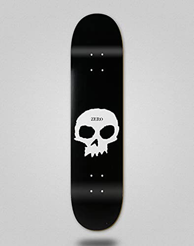 Skateboard Deck Zero Sinlge Skull 8.375