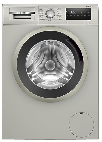 Bosch Series 4 WAN282X2GB Washing Machine, 8kg, 1400rpm, Speed Programme, ActiveWater Plus, Reload function, Silver Inox, Freestanding : Amazon.co.uk: Large Appliances