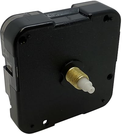 OK888 12888 Standard Clock Mechanism 16.5mm Shaft Non Ticking | Dans Clock Shop,Quartz Replacement,AA Battery Powered,ROHS Certified,Wall Clock,Indoor,5mm Hr & 3.1mm Min Shafts,DIY/Repair
