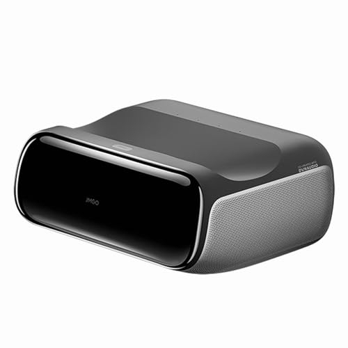 JmGO O2 Ultra Short Throw 4K Projector | MALC 2.0 Triple Color Laser 2800 CVIA Lumen | DYNAUDIO Speaker | WiFi 6 HDMI 2.1 | Chinese Version English Support with KD3 Android TV Stick