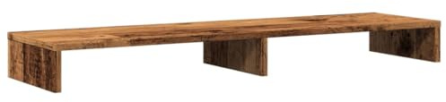 vidaXL Skärmställ åldrat trä 100x27x10 cm konstruerat trä