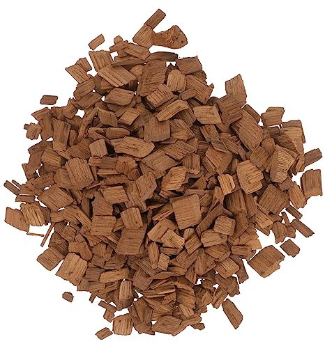 Alipis Eichenholzchips Mittel Geröstet Aus Französischer Eiche Für Weinherstellung Und Heimbrauen 100g Kleine Eichenspäne Zur Geschmacksverbesserung Und Aromaentwicklung