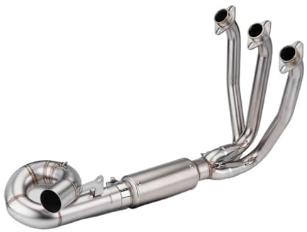 Tubo Escape Motocicleta Para CFMOTO 675SR 675NK 675S Tubo De Escape Acero Inoxidable Conectar 51mm Silenciador Delantero Motocicleta Escape Moto