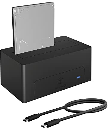 Icy Box USB-C 3.1 - Estación de Acoplamiento para Disco Duro de 2,5 Pulgadas y 3,5 Pulgadas HDD y SDD, USB 3.1 (Gen 2) Type-C, IB-1121-C31