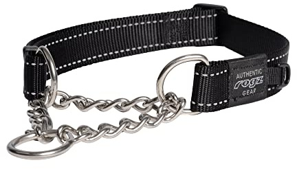 Rogz Utility Obedience - Collare per cani, taglia XL, colore: Nero
