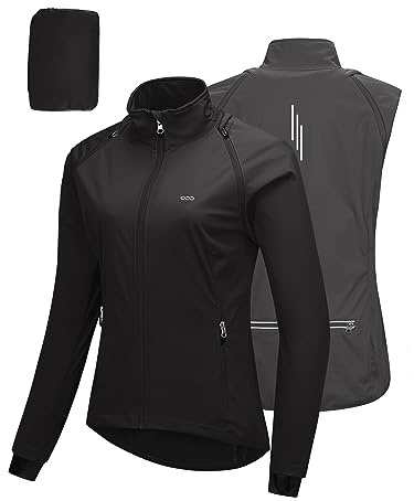 33,000ft Women's Cycling Running Jacket Lightweight Waterproof Windbreaker