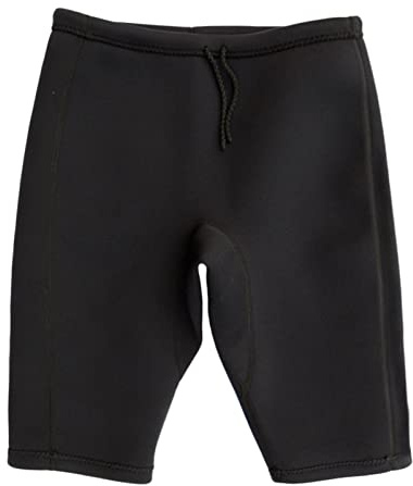 Neoprenanzug Shorts für Herren 3 mm Neopren Tauch Rashguard Shorts Wassersport Schnorcheln Schwimmen Kurze Hosen Badeanzug (Schwarz,L)