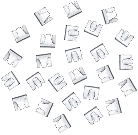 1200 Pieces Rabbit Cage Clips, J Clips for Wire Cages, Cage Fence Clips and Hog Ring Pliers for Quail Pigeon Chicken Pet Dog Cat Cage