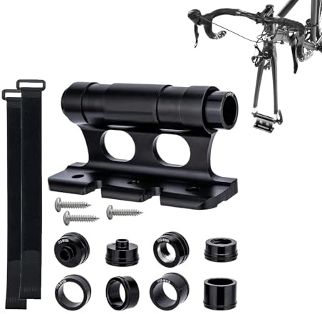 Hominas Fahrrad Gabelhalterung Vielseitiger Fahrrad Vorderradgabel Transport Halterung aus Aluminiumlegierung für Sicheren Transport auf LKW, SUV und Anhängern