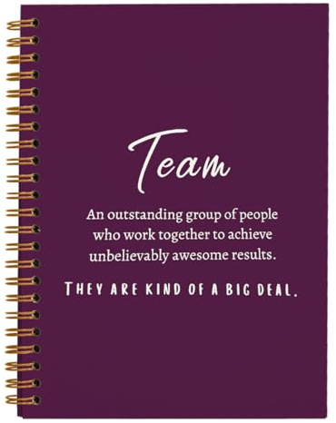 hold fizz Purple Meeting Notebook for Work, Employee Appreciation Gifts, Team Gifts for Employees, Journals for Writing, Thank You Gifts for Women Men Leader Boss Mentor Manager Coworkers, 5.5x8.3