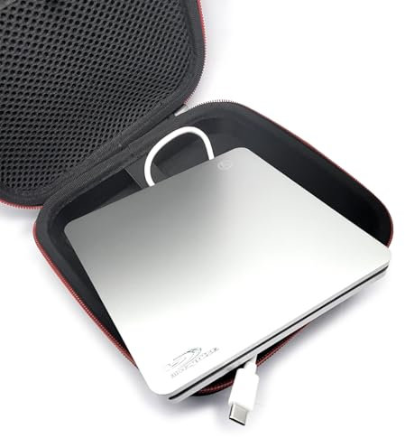 Masterizzatore/lettore Blu-ray esterno USB-C e DVD + custodia, per iMac Air Book Notebook Pro Mini 27 24 pollici 2023 2024 2020 2019 computer, masterizzatore BD/DVD/CD a doppio strato SuperDrive unità