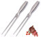 2Pcs Meat Fork, Anti-Slip Long Handle Meat Fork, Durable Stainless Steel Heavy-Duty Carving Forks 10.6 Inch, for BBQ, Kitchen, Turkey, Roast, and Dinner Parties