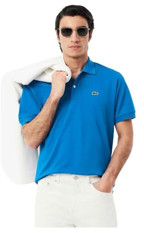 Lacoste Polo Uomo Classic Fit L.12.12 Light Polo Shirt PH9851 3617073798078 - Blu Chiaro M