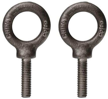 HomelyNest Eye Bolts, 2Pcs Heavy Duty Lifting Shoulder 3/8 * 1-1/4