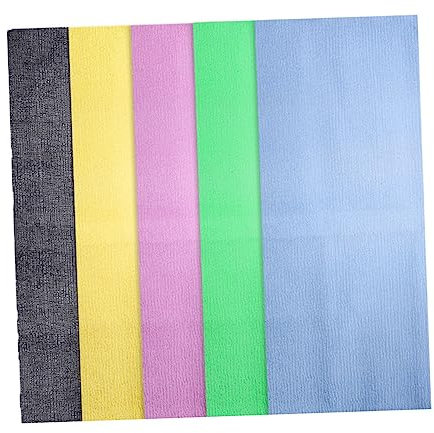 DEARMAMY 5 Stück Rückenscrubber für Exfolierende Körperwaschbürste mit Langem Gürtel Sanfte Hautpflege und Effektive für Schwer Erreichbare Stellen Zufällige Farbe