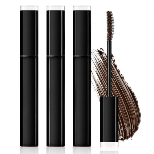 Set 3 Mascara Ritocco Radici Castano - Mascara Capelli Temporaneo - Copertura Perfetta per la Ricrescita