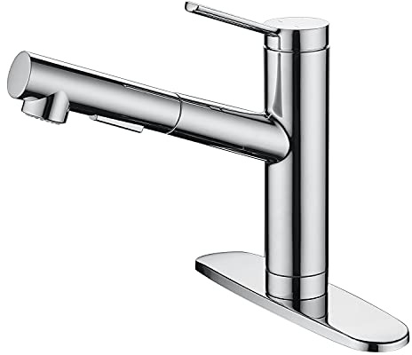 Kitchen Sink Faucet Chrome Crea Pull Out Sprayer Farmhouse Bar Sink Faucets Mixer Tap