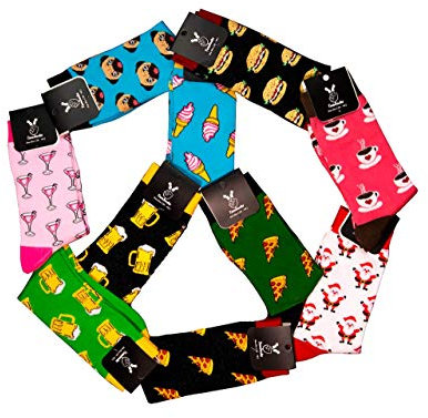 TwoSocks lustige Socken Damen Herren witzige Strümpfe als Geschenk Einheitsgröße (Panda)