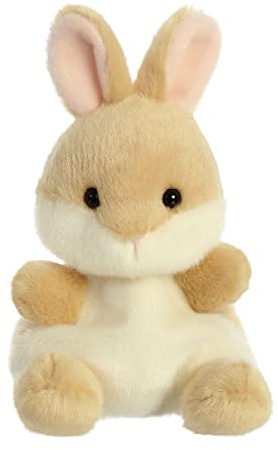 Aurora® Adorable Palm Pals™ Ella Bunny™ Stuffed Animal - Fun Collectible Plush for Kids and Adult Collectors - Perfect for Decorating Rooms and Birthday Gifts - Brown 4.5 Inches
