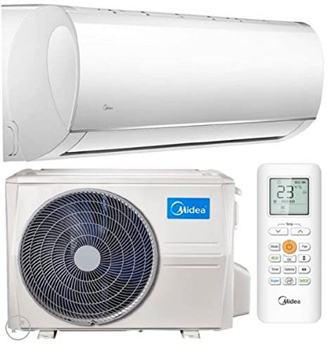 Condizionatore climatizzatore monosplit fisso 9000 btu classe di efficienza energetica A+++ con telecomando Gas R32 MIDEA