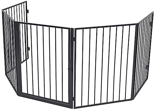 Kaminschutzgitter Ofenschutzgitter freistehend 300 cm lang | Absperrgitter Kamin ohne und mit Bohren | Schutzgitter Kaminofen