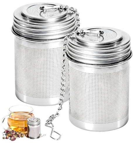 LACHT 2 pezzi Filtro palla Infusore per il tè Colino da tè Durevole da Tè,infusore per tisane,infusore tè,filtro te infusione