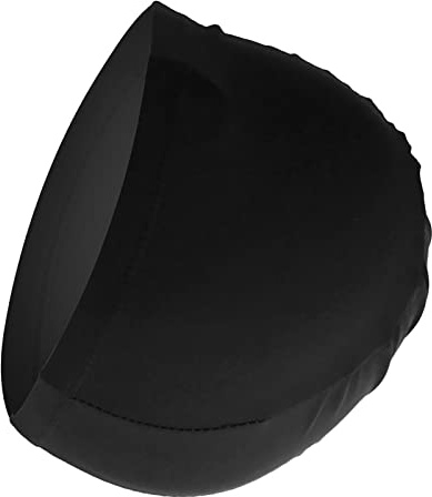 Taidda Gorro de Natación Gorro de Baño Suave y Duradero para Hombres y Mujeres, Mantenga el Cabello Seco para Nadar, de Baño de Poliéster 8.07x4.92in para Adultos (Black)