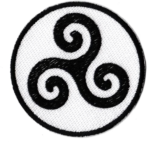 Patche écusson Triskell Triskel patch thermocollant Celte Celtique breton