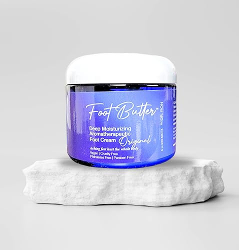 Foot Butter by Dr Ron Foot Cream, White, Small 6 Ounce